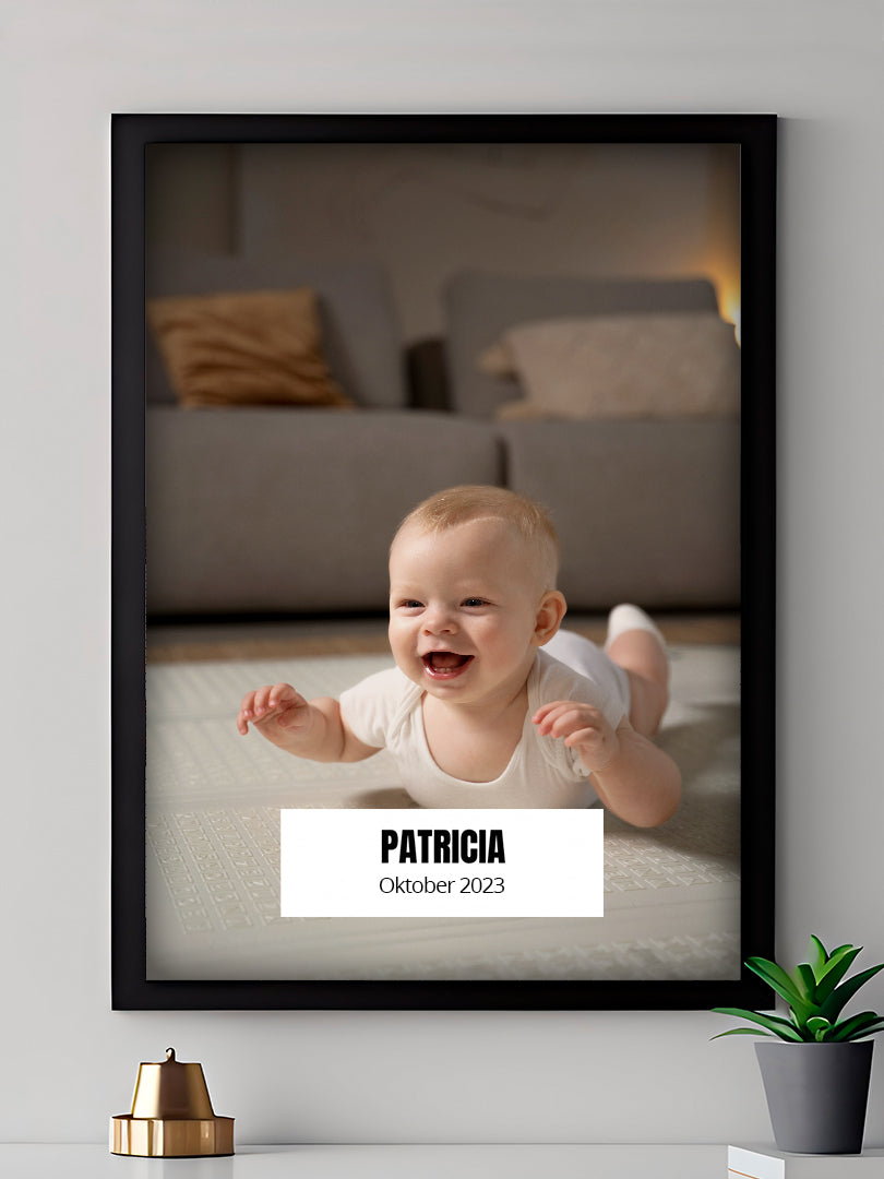 Opret fotoplakat med tekst