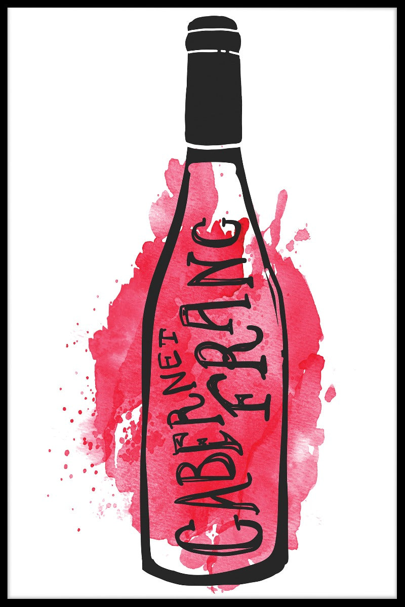 Cabernet Franc Illustration plakat