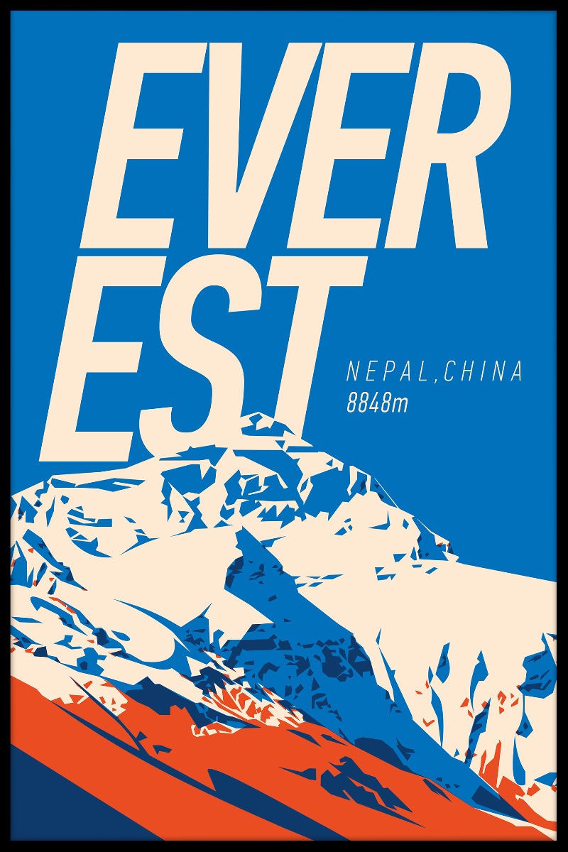 Everest vintage plakat