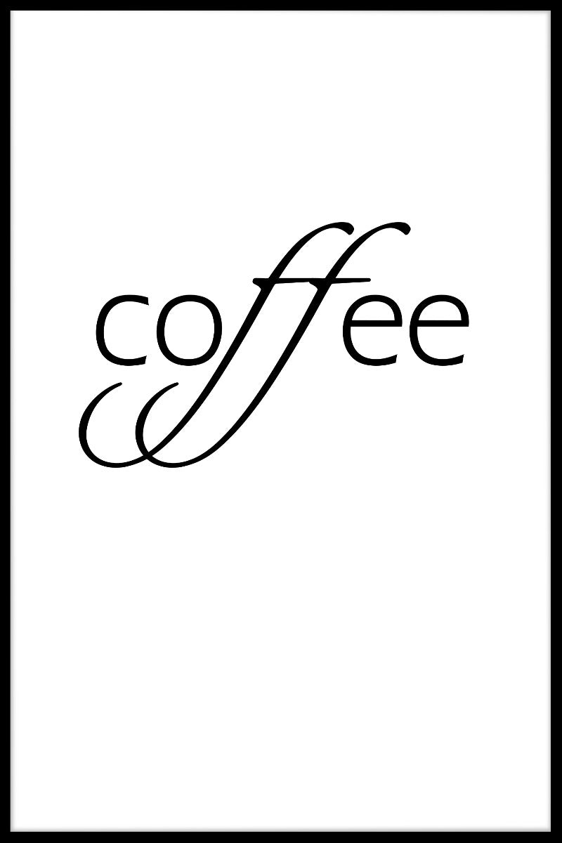 Kaffe tegn plakater plakater