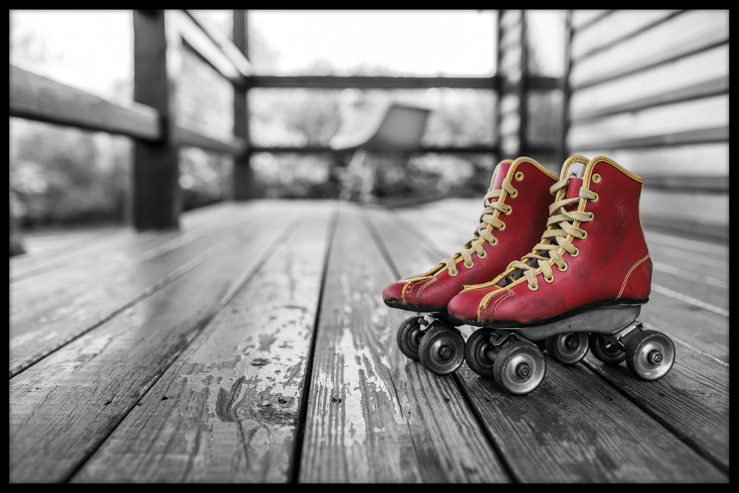 Vintage Rollerblades plakat