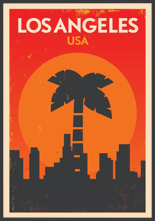 Los Angeles vintage plakat