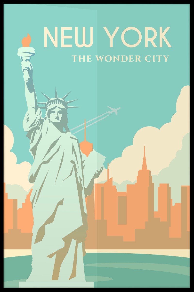 New York vintage rejseplakater