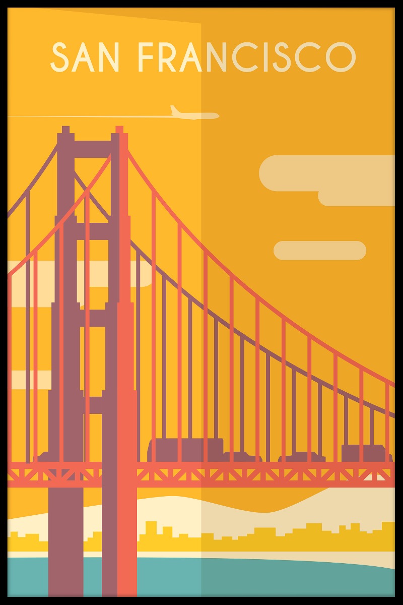 San Francisco vintage rejseplakater