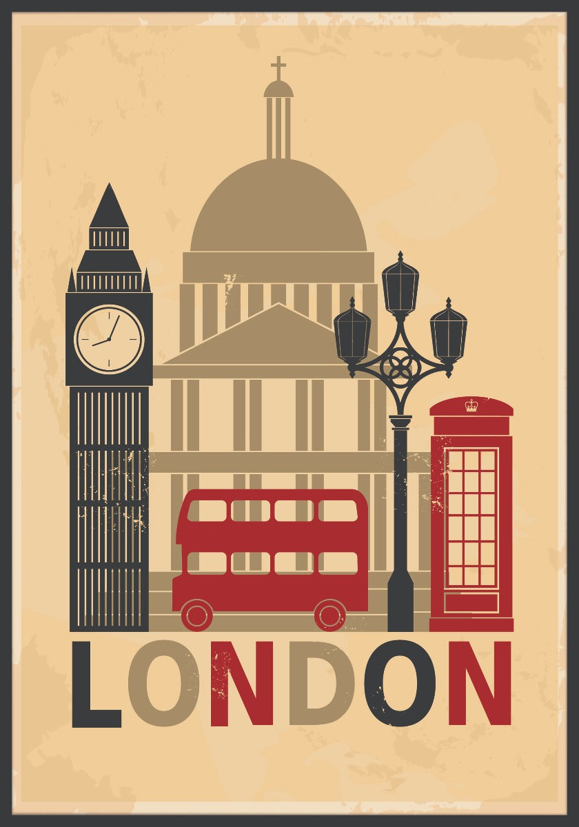 London Illustration plakat