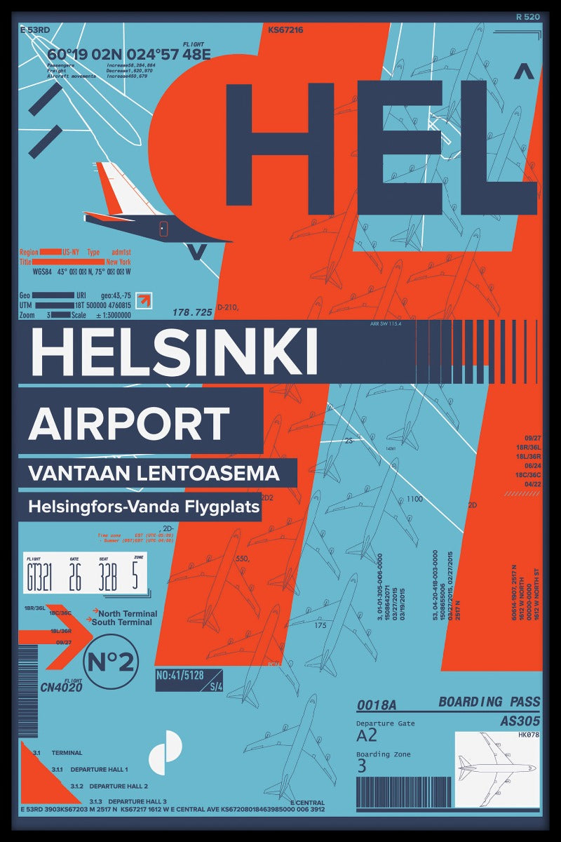 HEL Helsinki-Vantaa lufthavns optegnelser