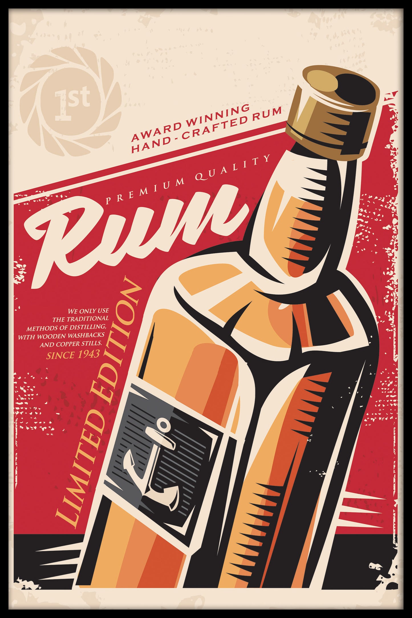 Rom vintage plakat
