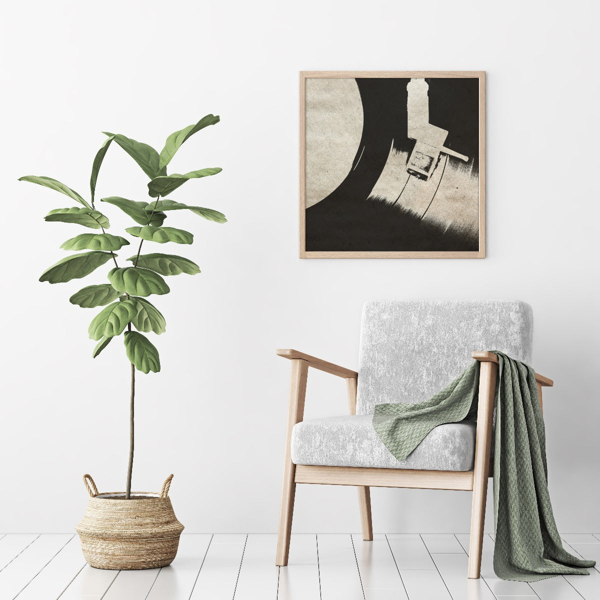 Vintage musikalsk plakat