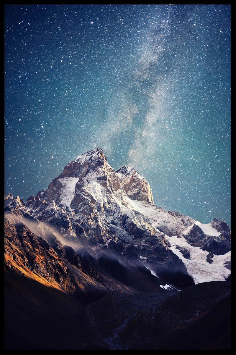 Vacker stjärnklar plakat