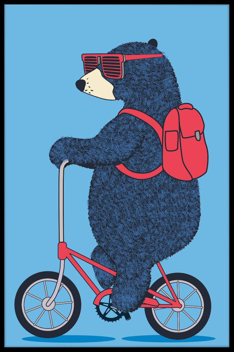Björn På cykelstolper