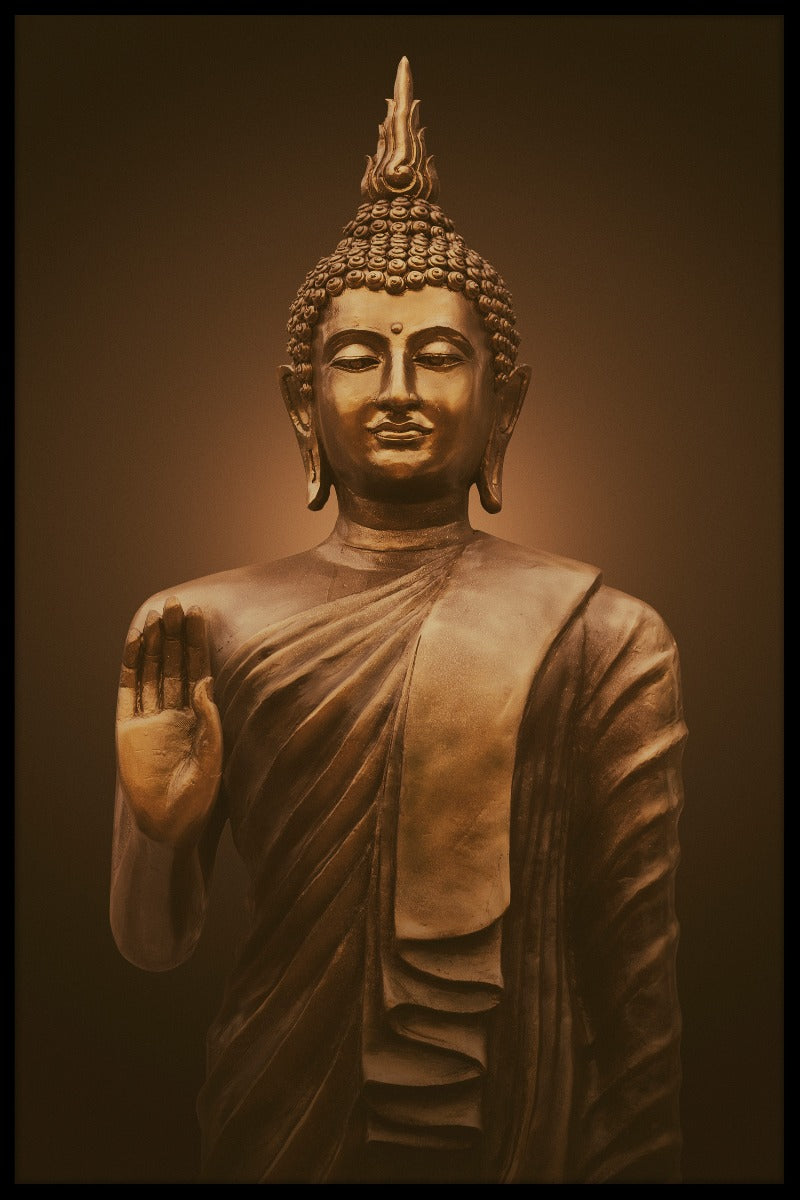 Buddha skulptur plakat