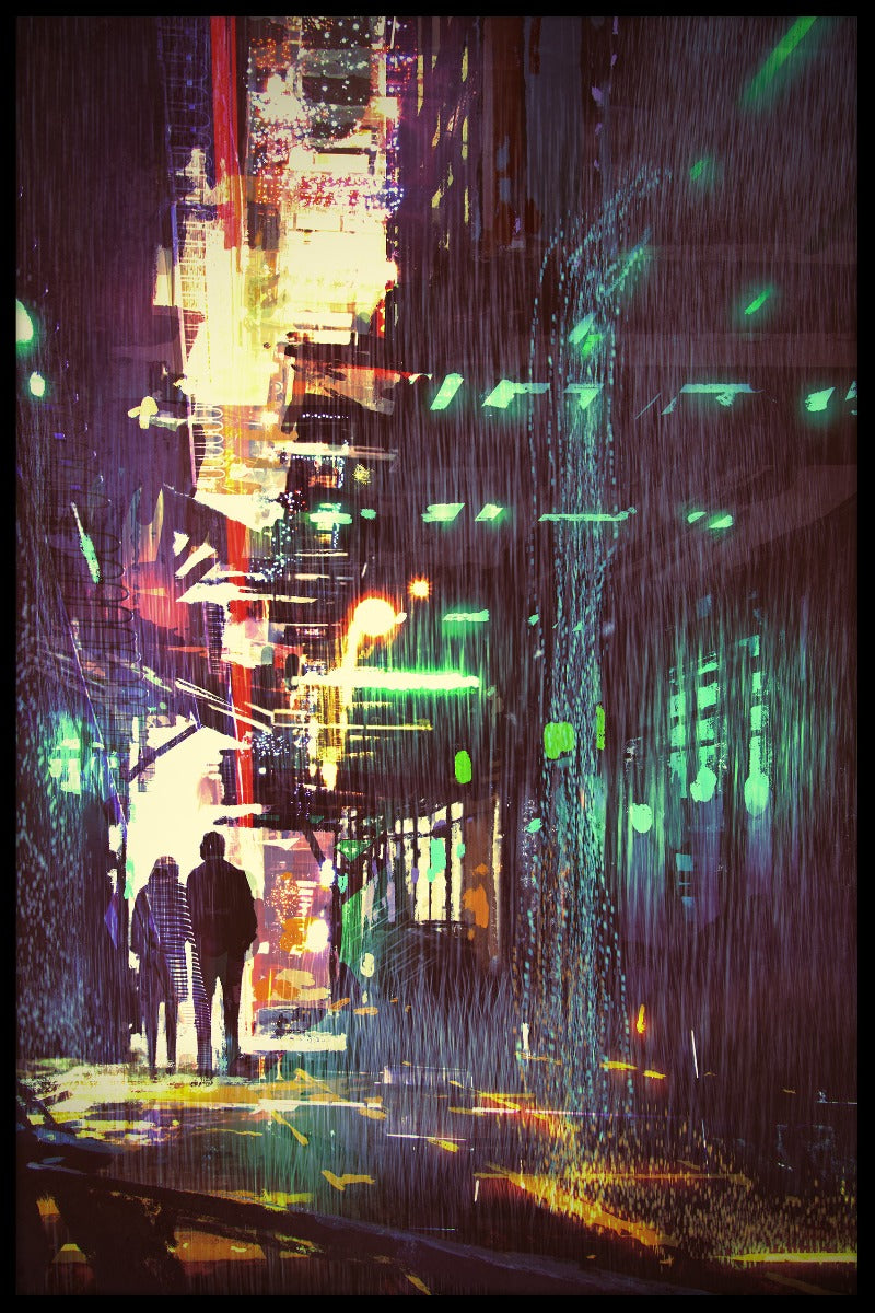 City Street Painting N03 optager