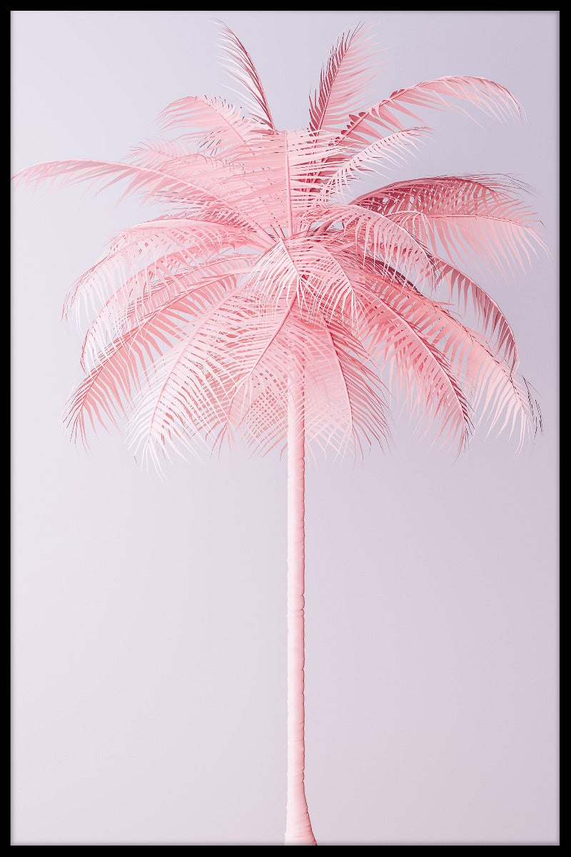 Rosa Palm Pastellplakat
