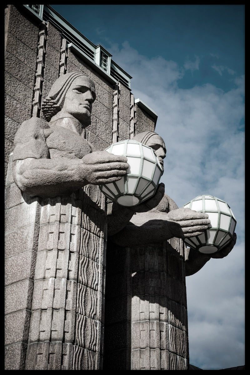 Helsinki banegård plakat