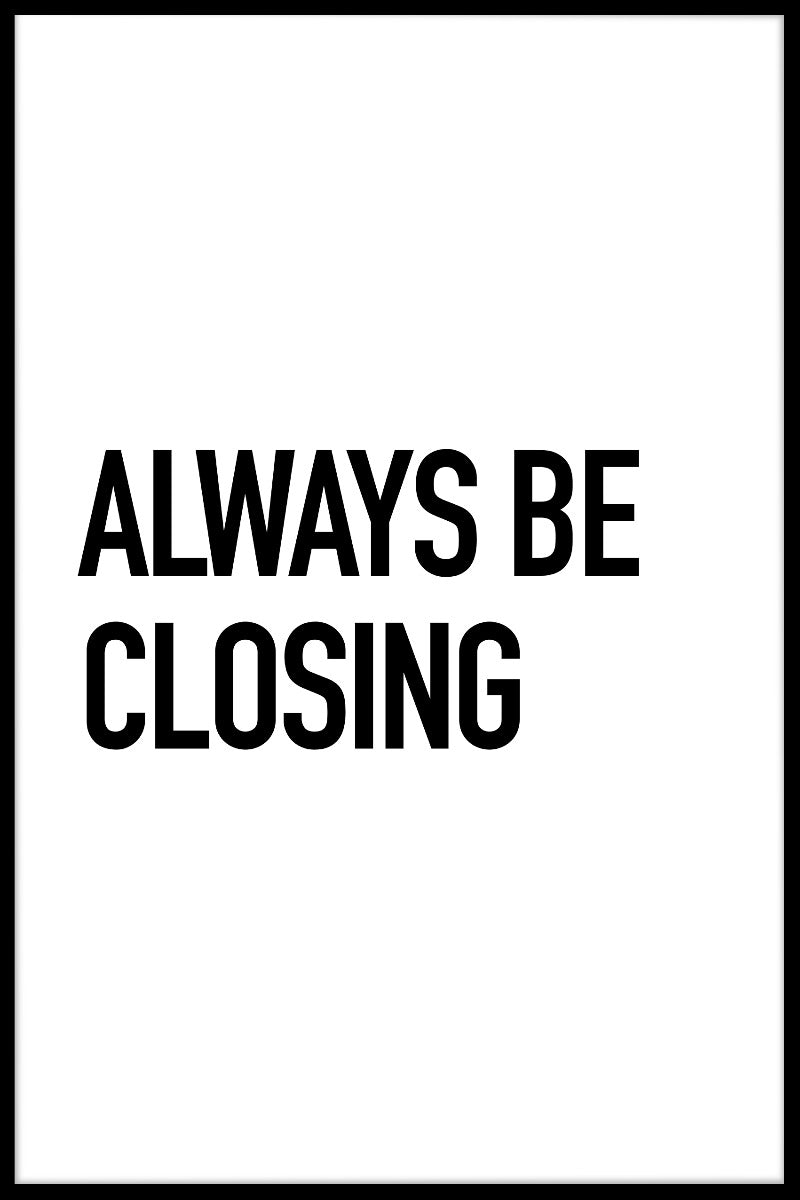 Luk altid optegnelser