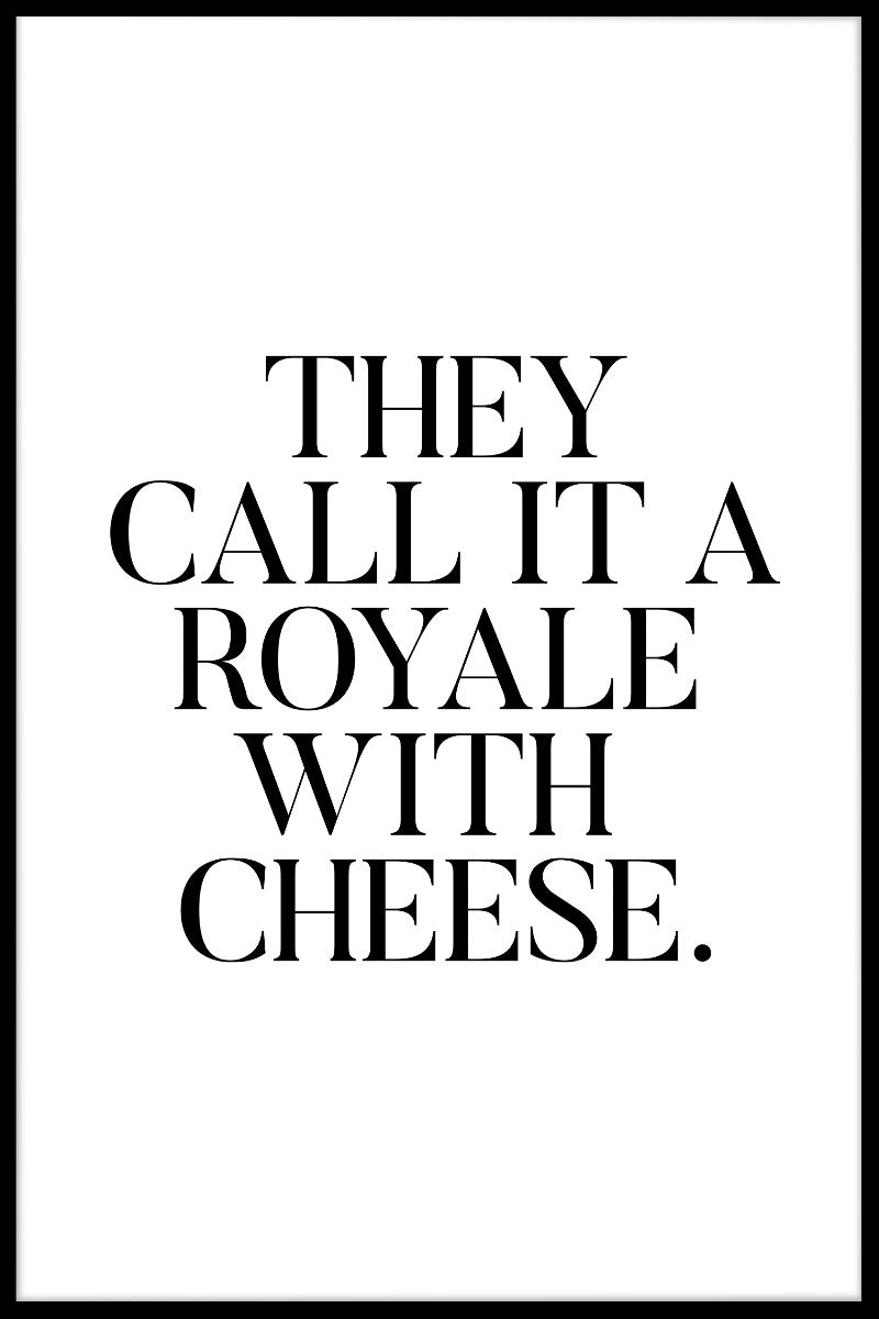 Royale med osteposter
