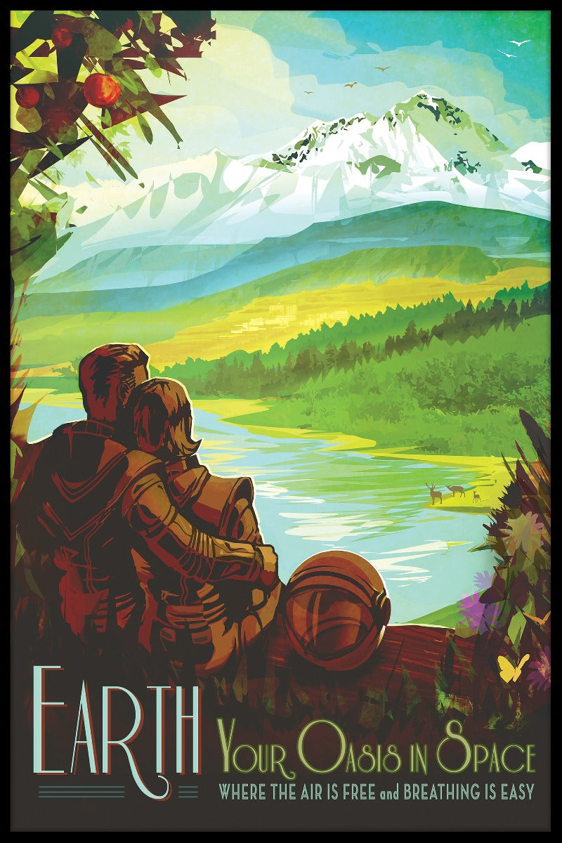 NASA Earth plakat