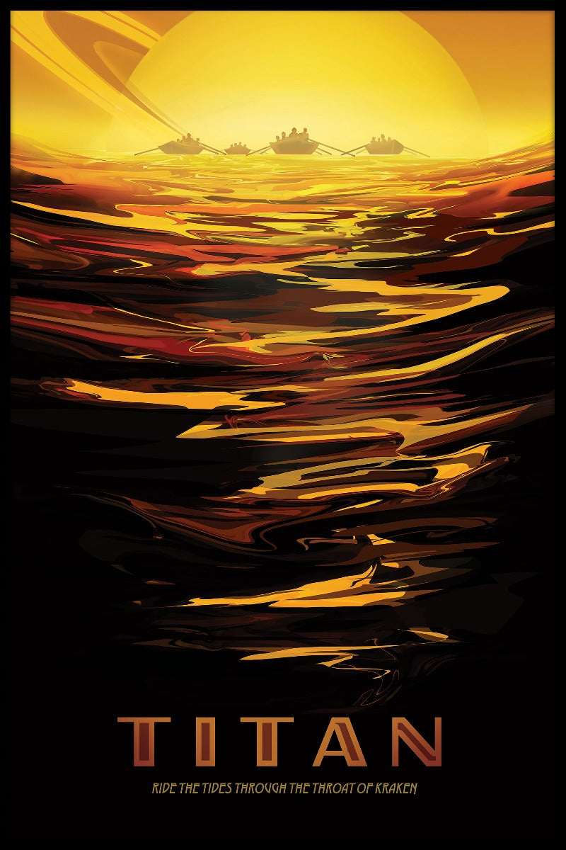 NASA Titan plakat