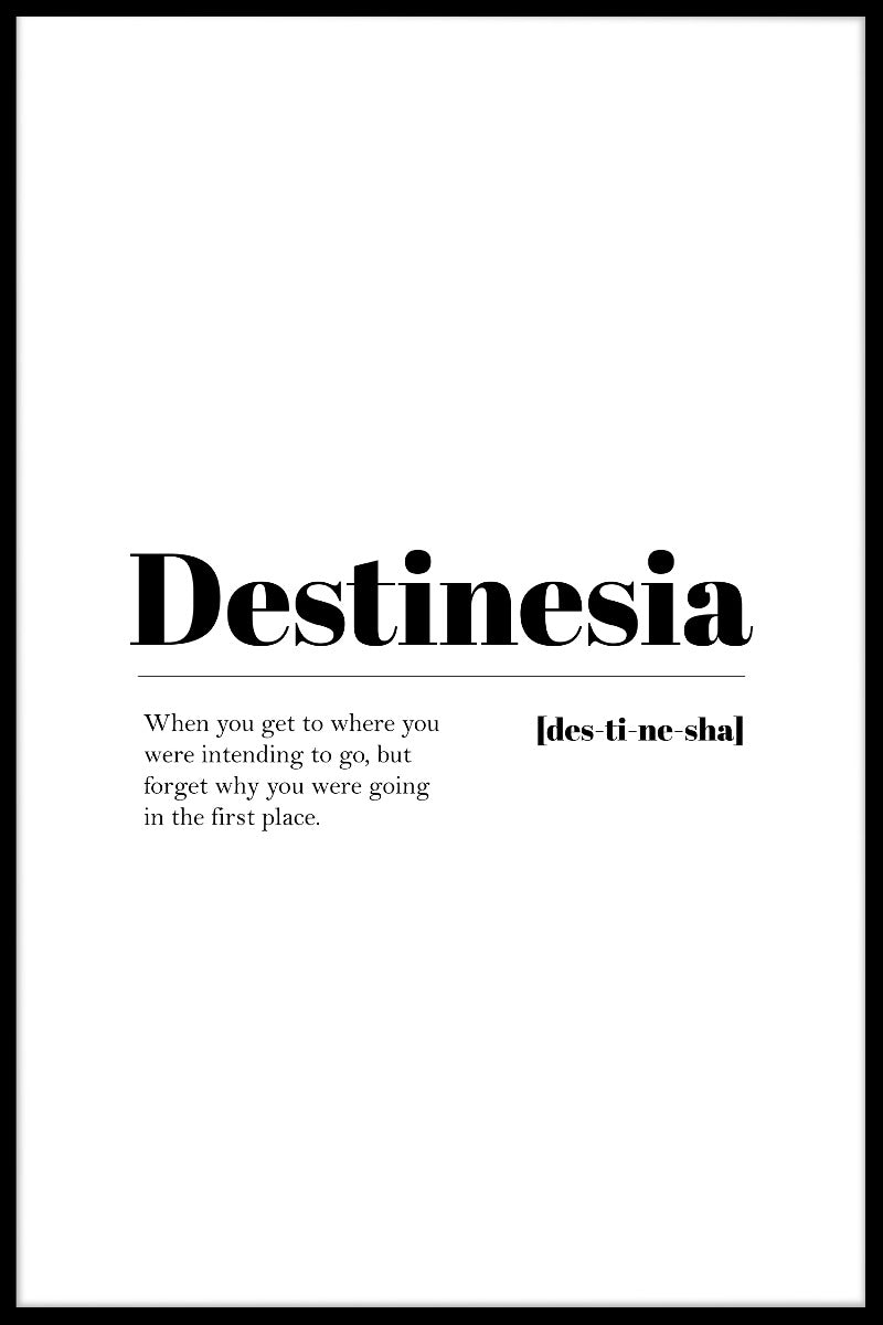 Destinesia genstande