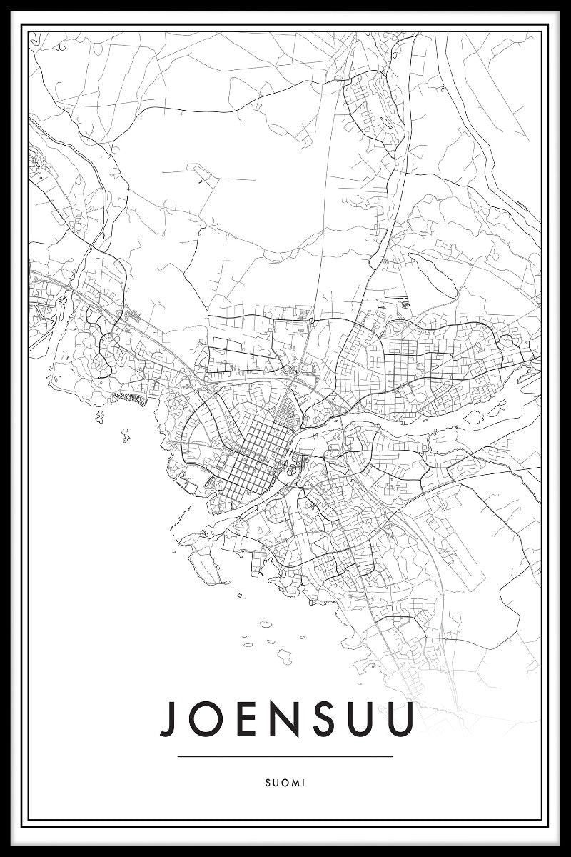Joensuu Kort N02 Plakat-s