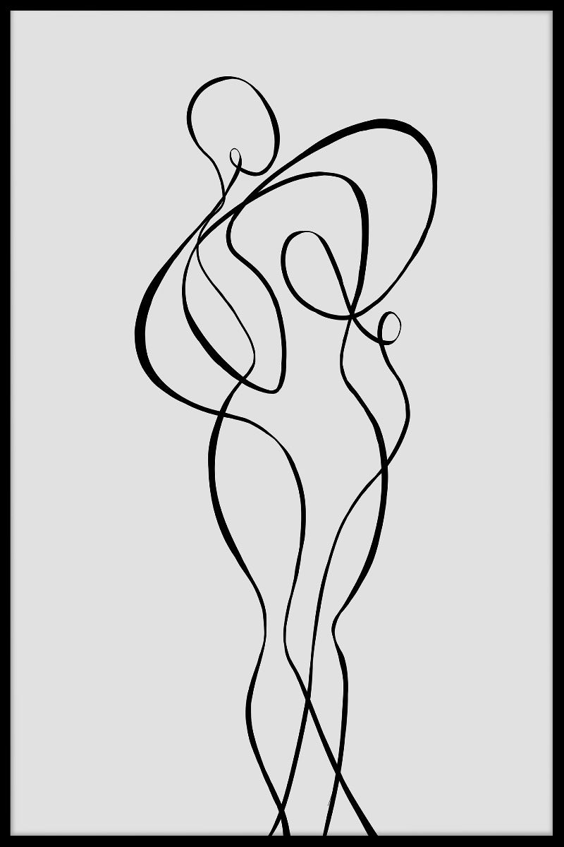 Fashion Natural Line Art N02 plakat