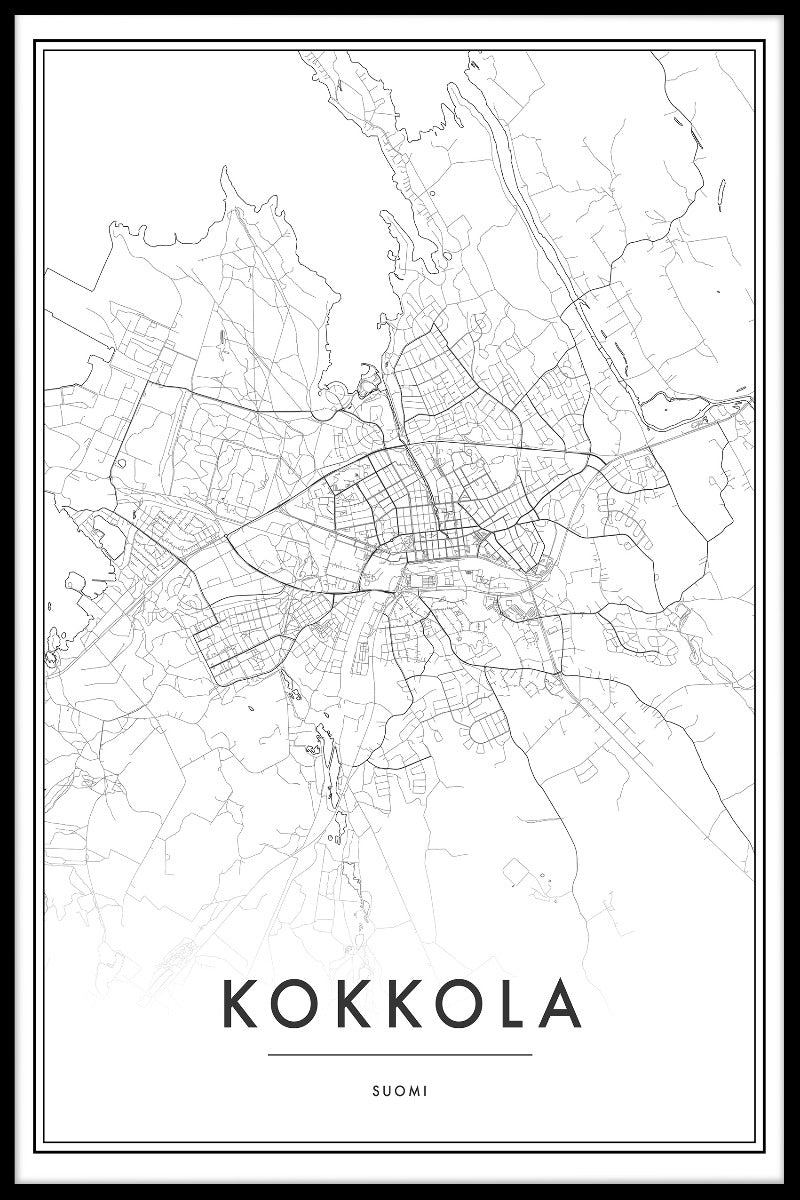 Karleby Kort N02 Plakat-s