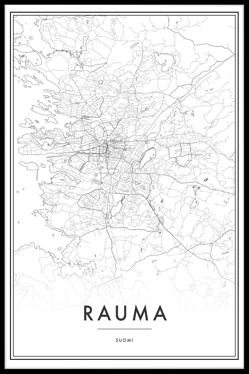 Rauma Kort N02 poster