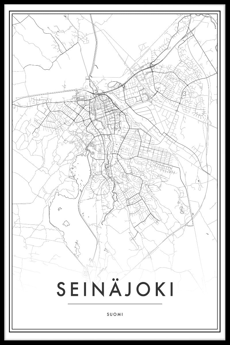Seinäjoki Kort N02 Plakat