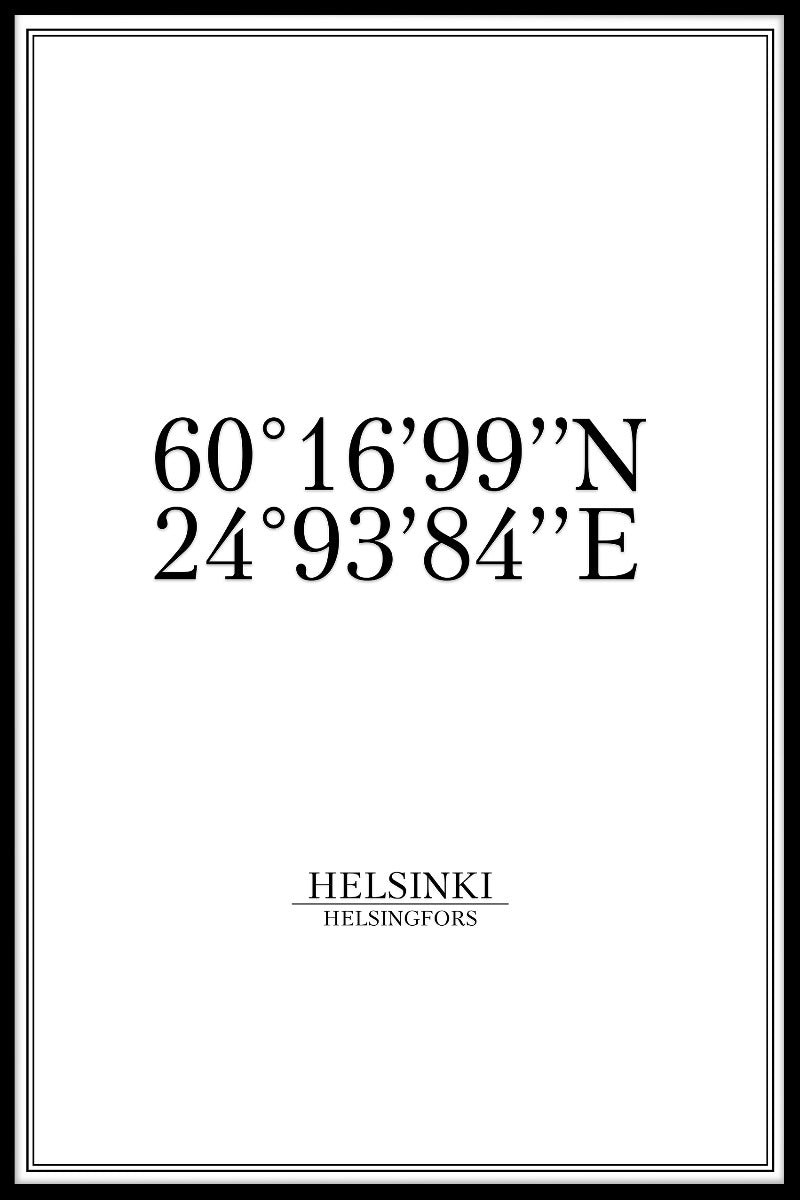 poster for Helsinki-koordinater