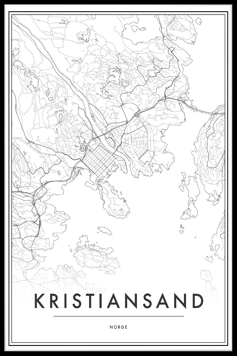 Kristiansand Kort plakater