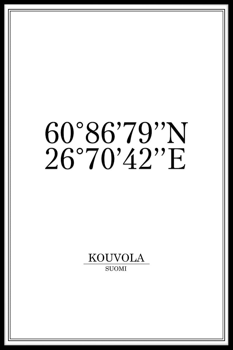 Kouvola koordinator plakat