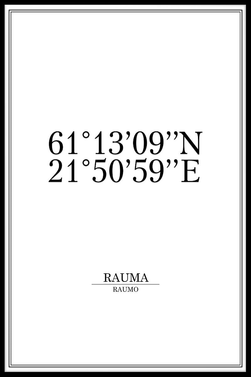 Rauma koordinator plakat