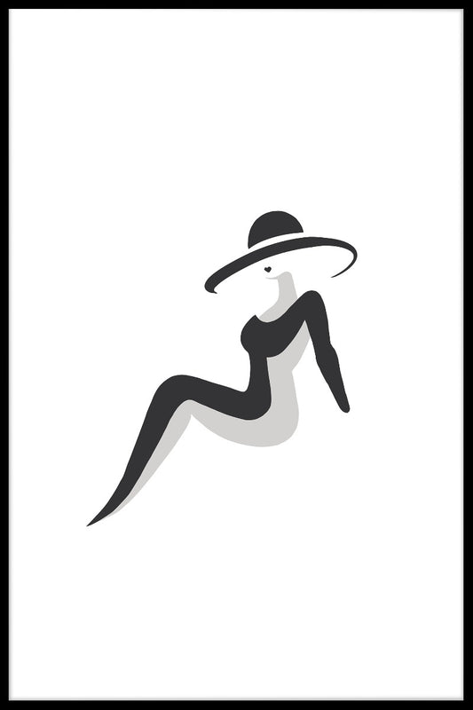 Mode grafisk kunst plakat