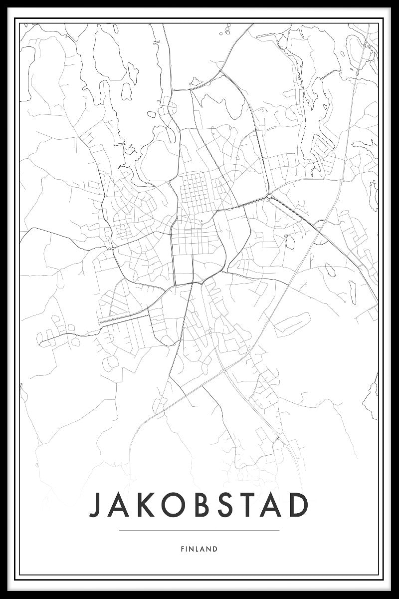Jakobstad Kartplakat
