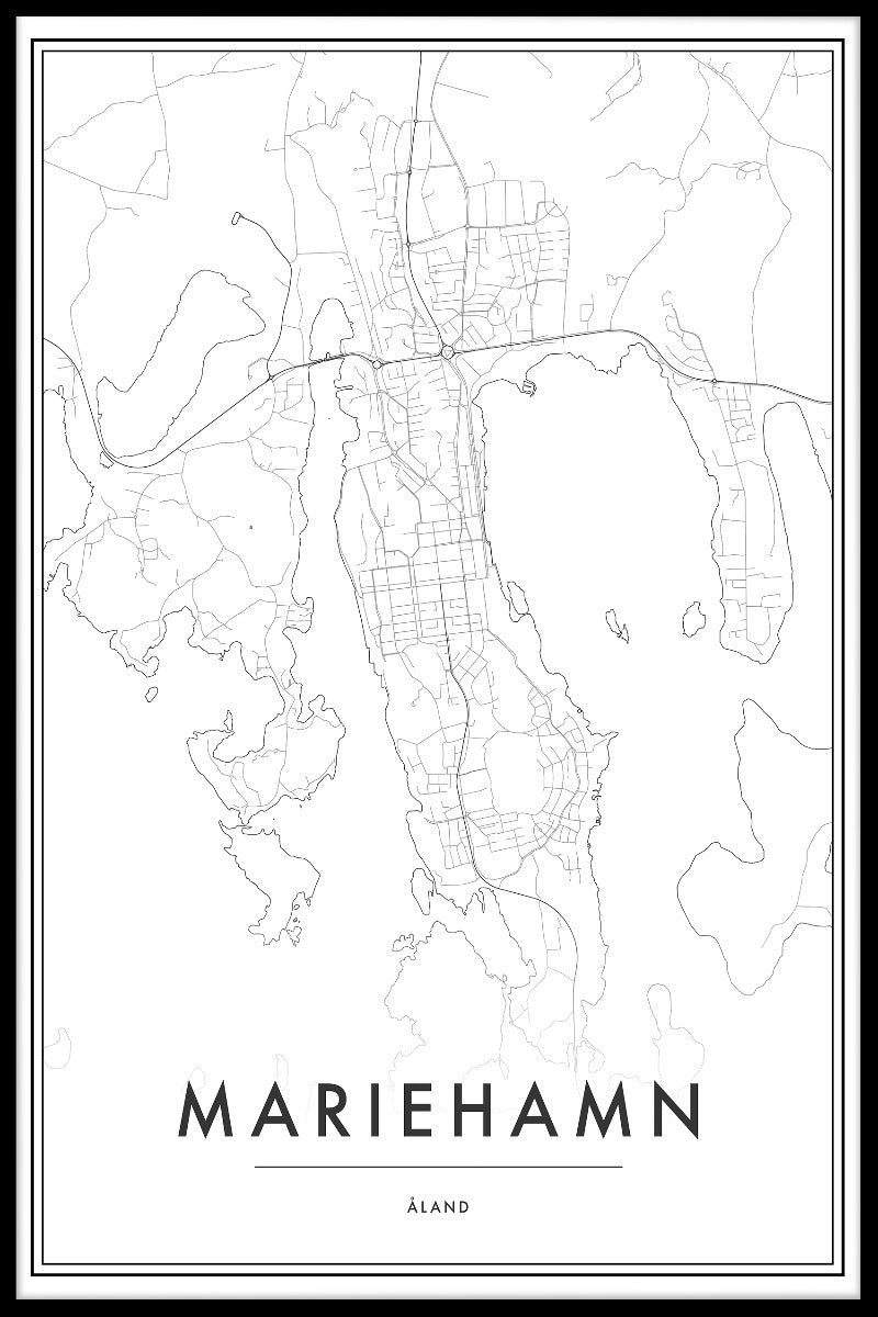 Mariehamn Kartplakat