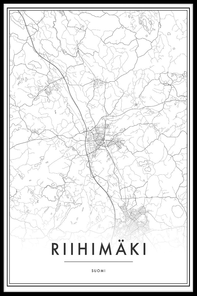 Riihimäki kartplakat
