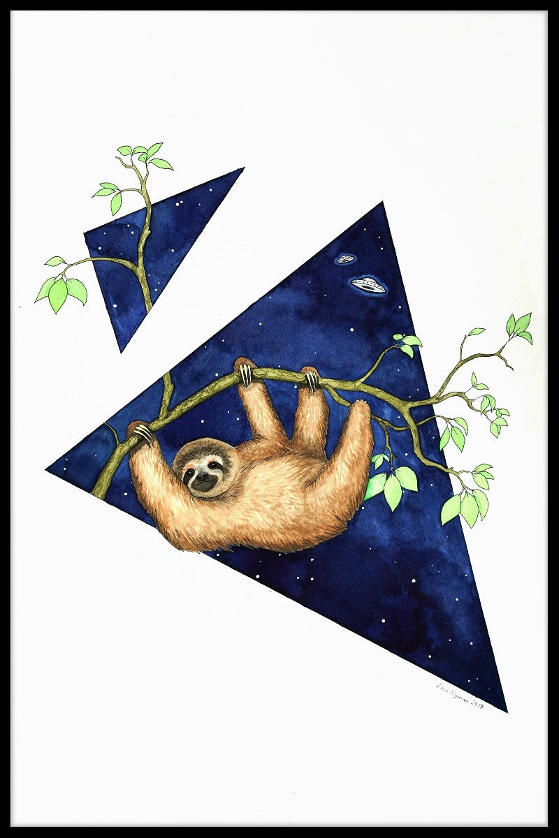 Kosmisk dovendyr plakat