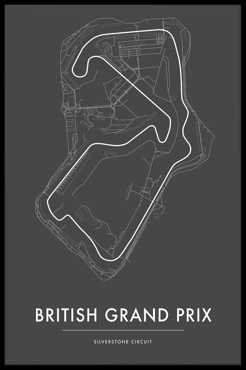 Silverstone British GP plakat
