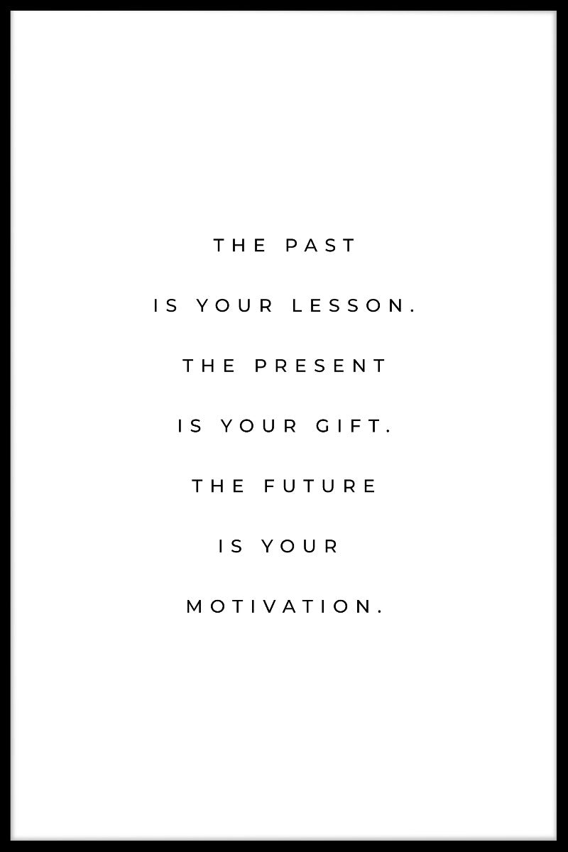Motivations citat plakat
