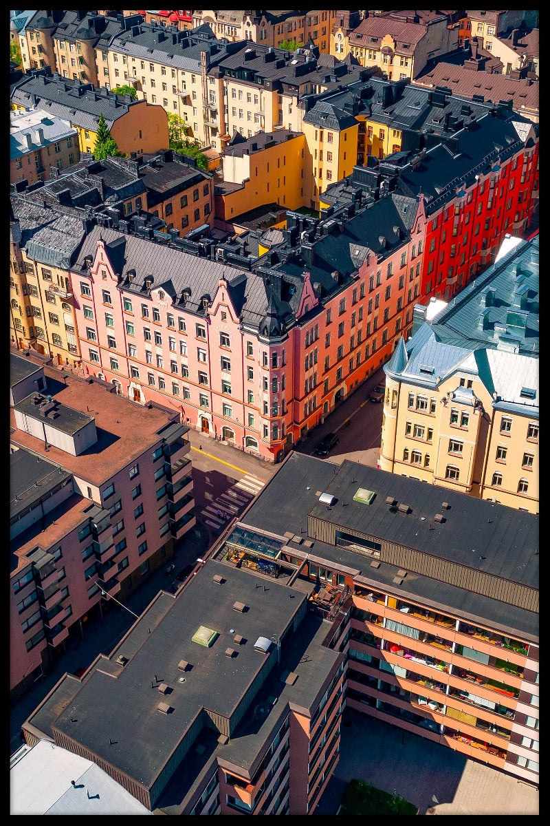 Pink facetslebne plakater