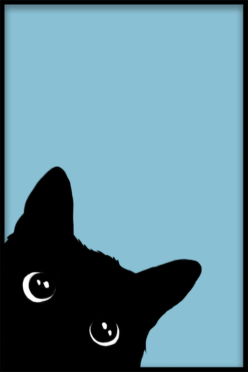 Black Cat Hallo plakat