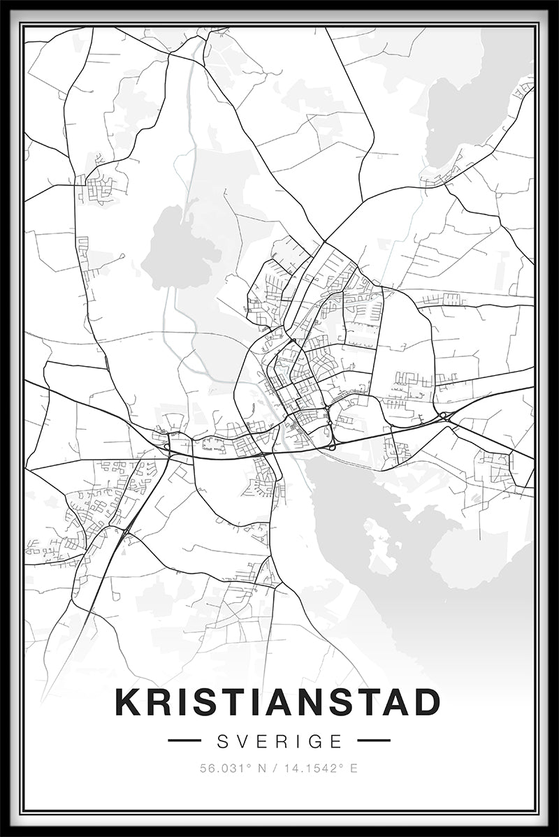 Kristianstad Kort plakater