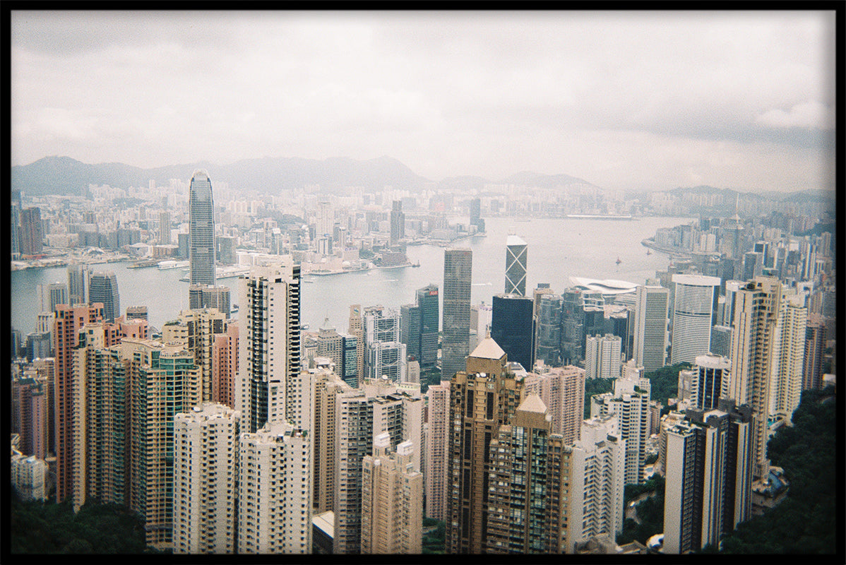 Cityscape Hong Kong plakat
