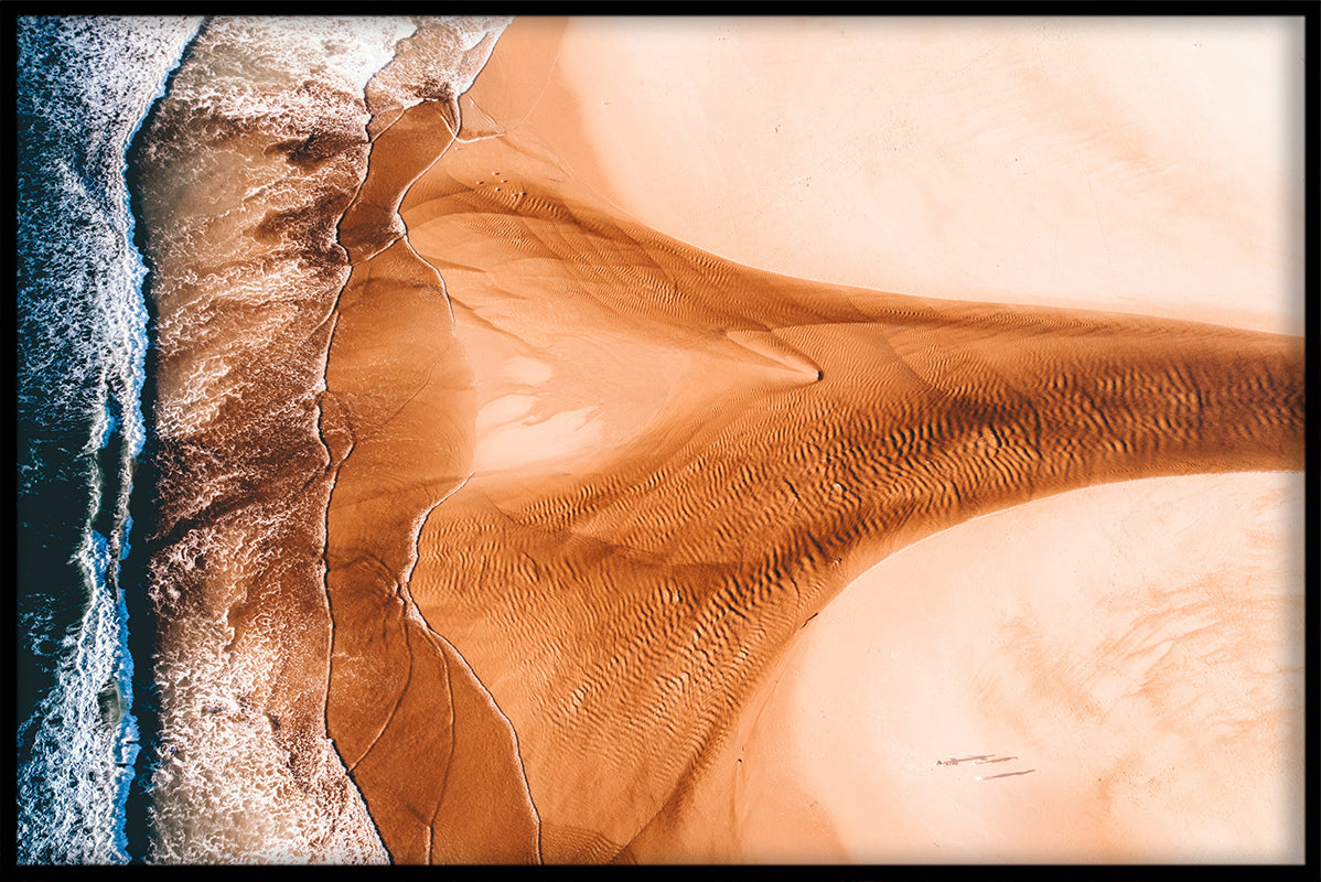 Abstrakt landskab N01 poster