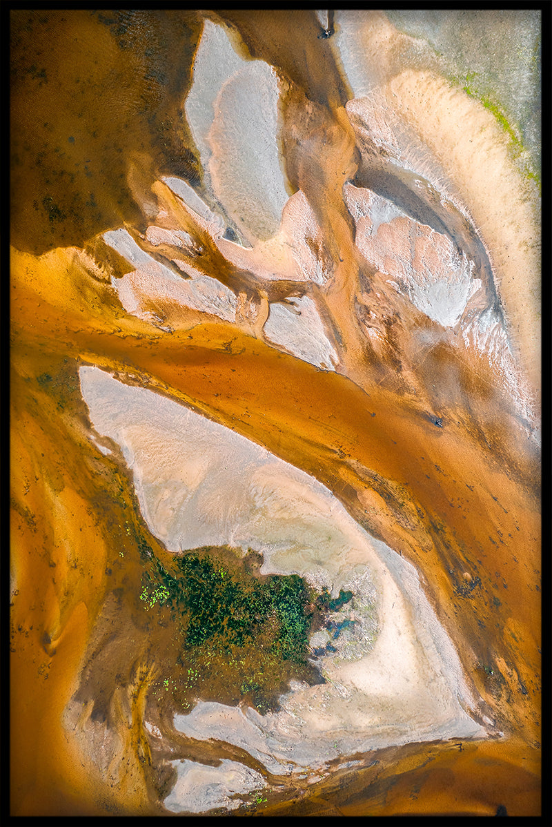 Abstrakt landskab N02 plakat