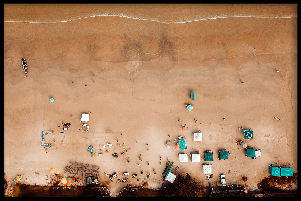 Brun sand plakat