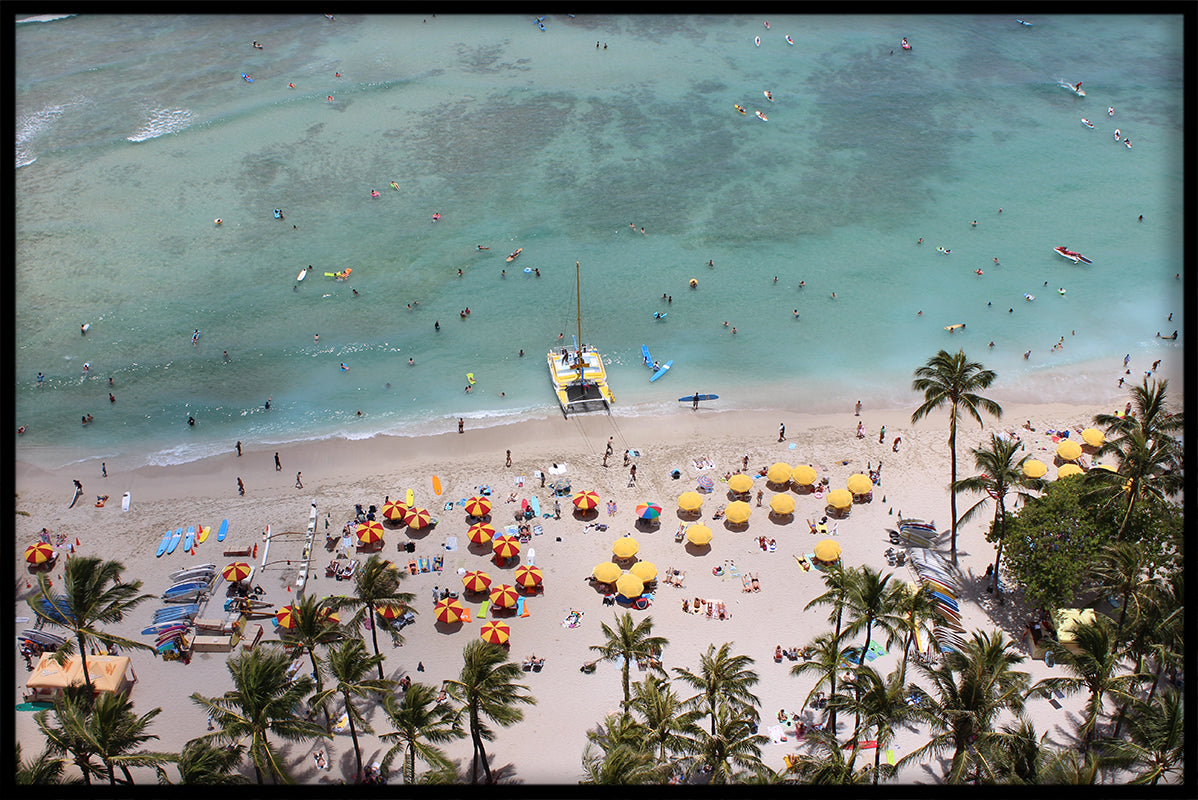 Vintage strand plakat