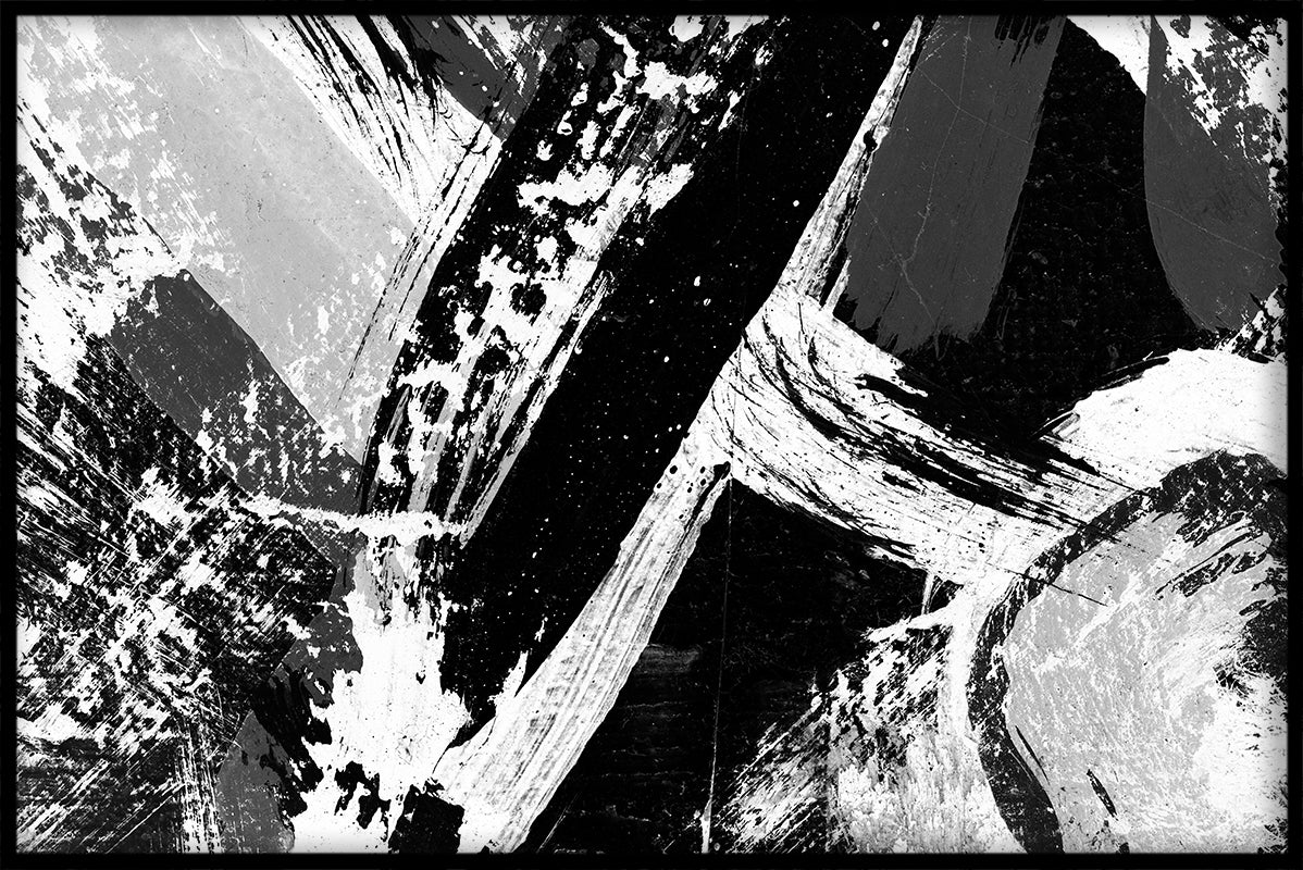 Abstrakt maleri kunst plakat