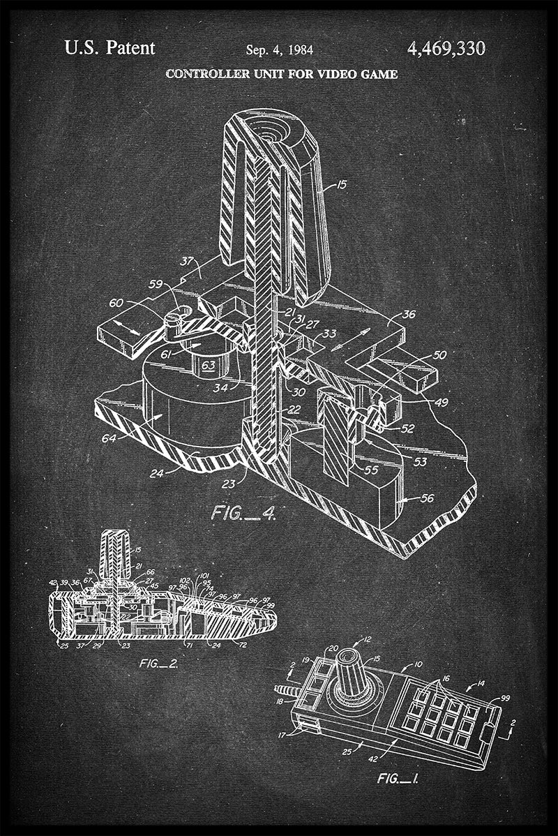 Atari Joystick Patent Records