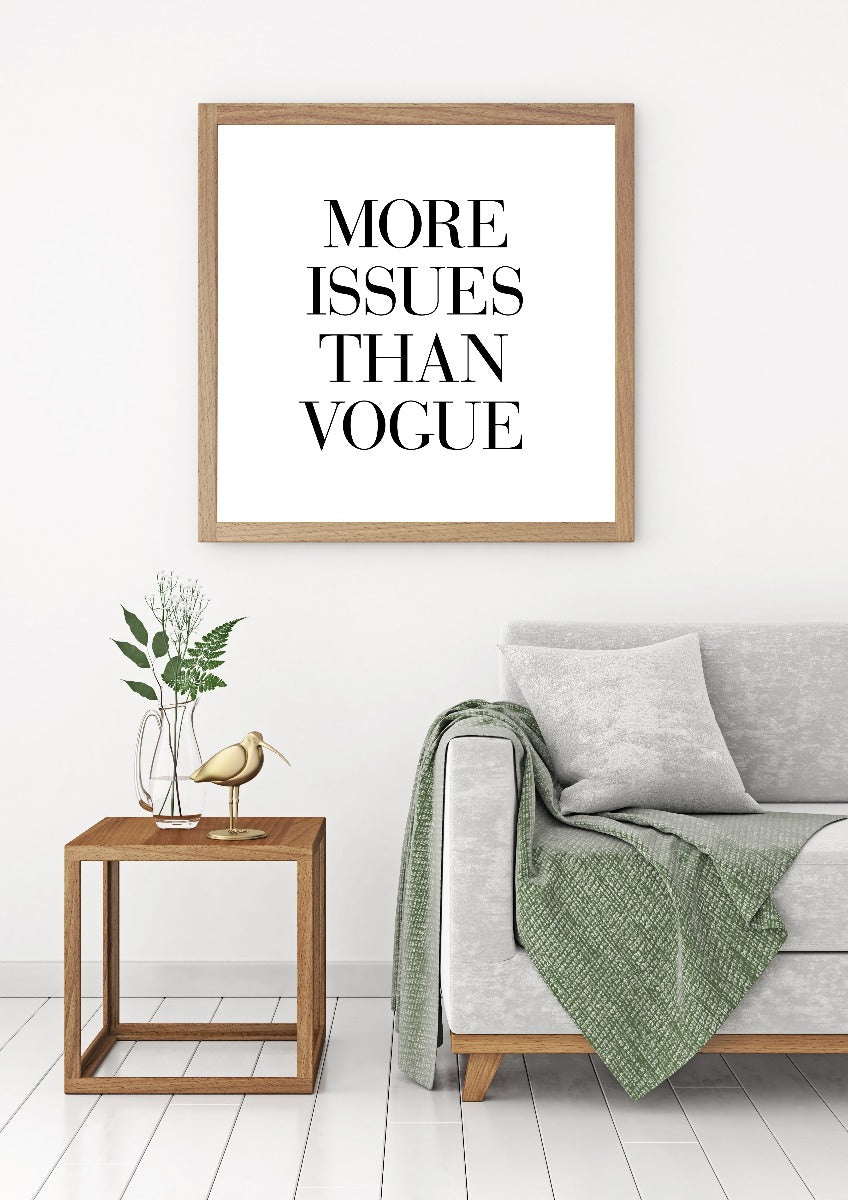 Flere problemer end Vogue-indlæg